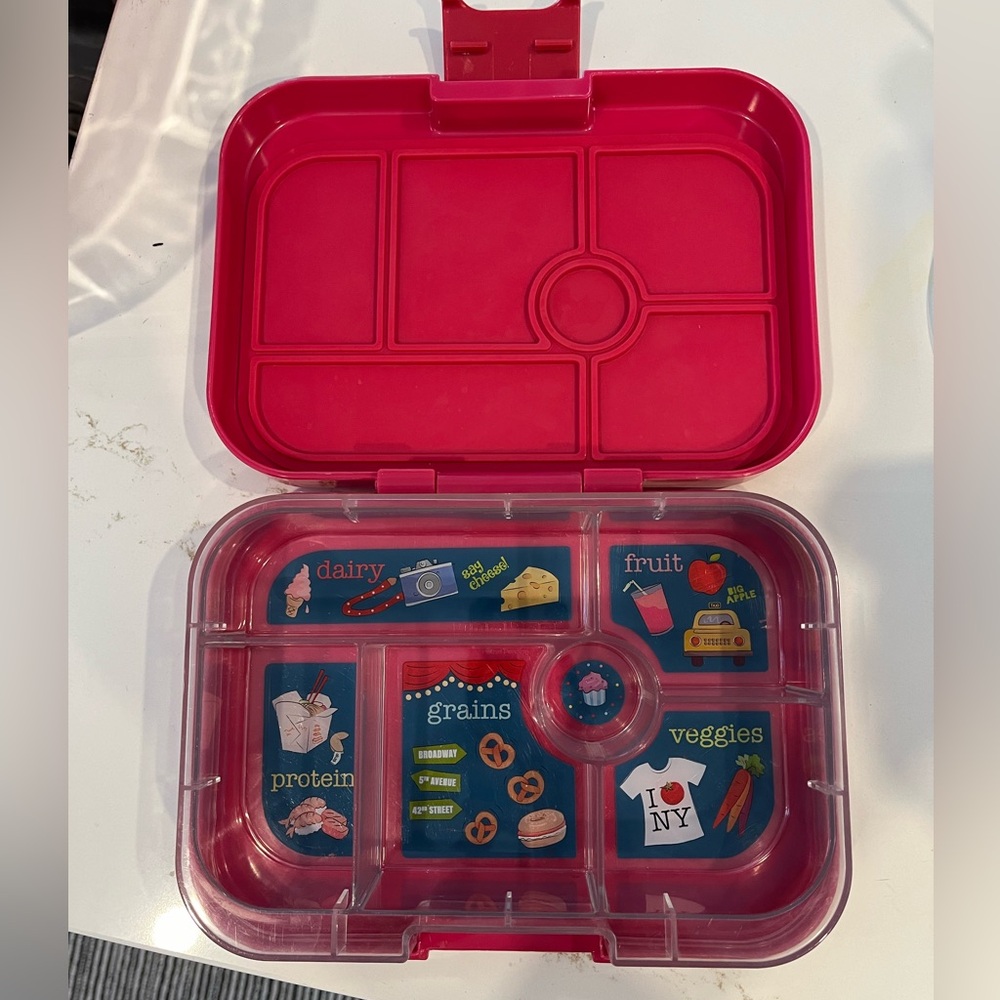 Yumbox Original 6 Compartment Raspberry Pink